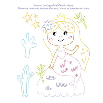 Mes tableaux à colorier strass - océan magique