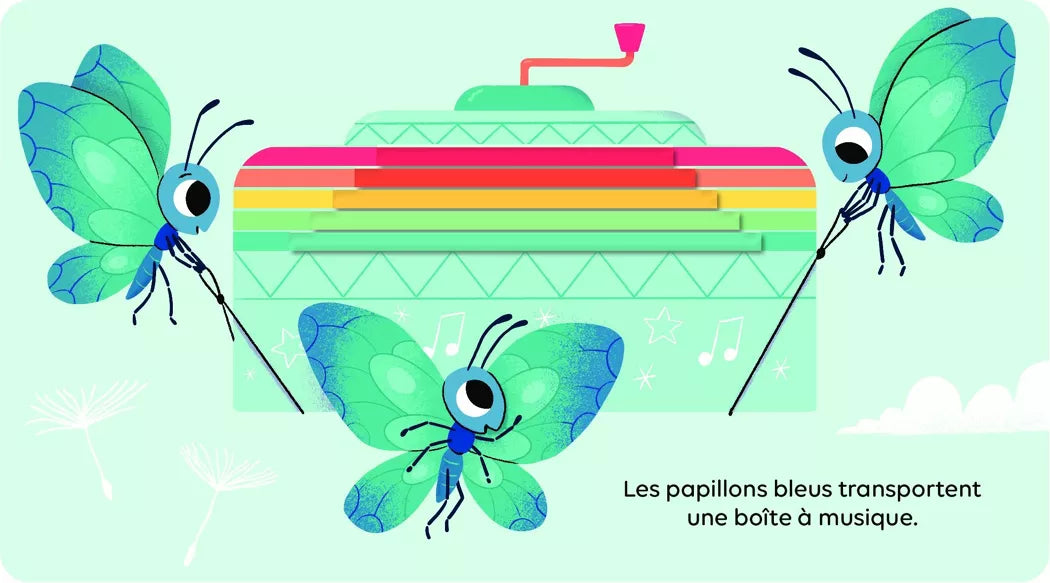 La fête des couleurs - livre d’éveil animé