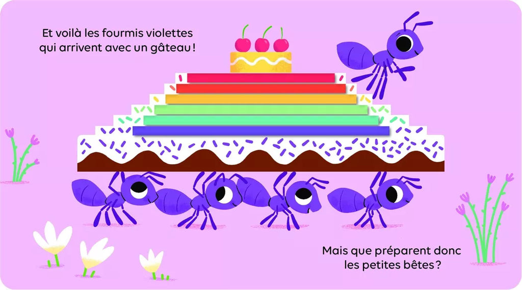 La fête des couleurs - livre d’éveil animé