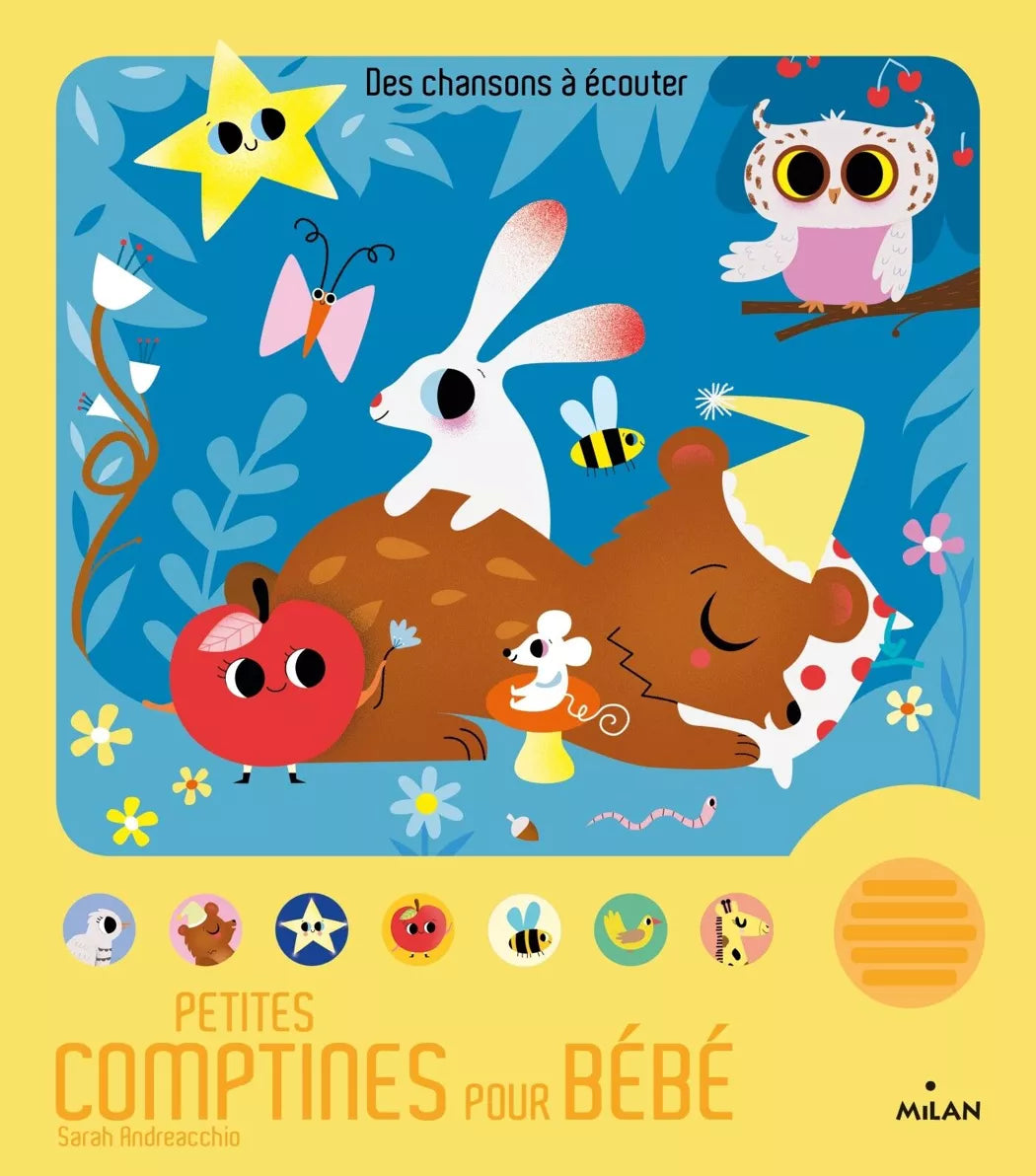 Livre sonore - petites comptines pour bébé