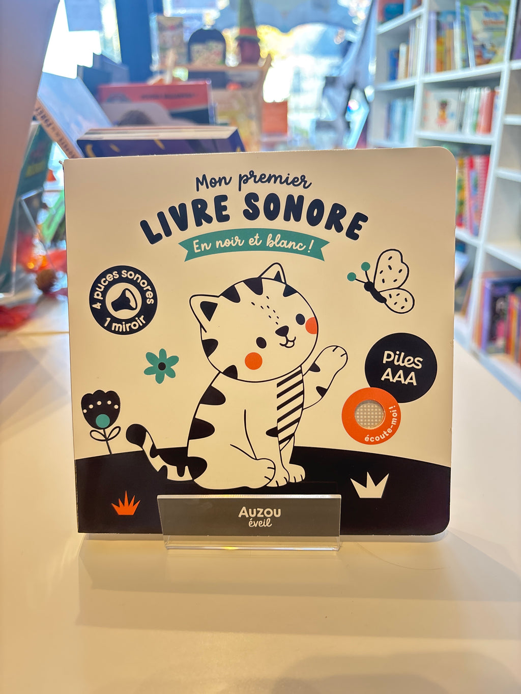 Mon premier livre sonore en noir et blanc !