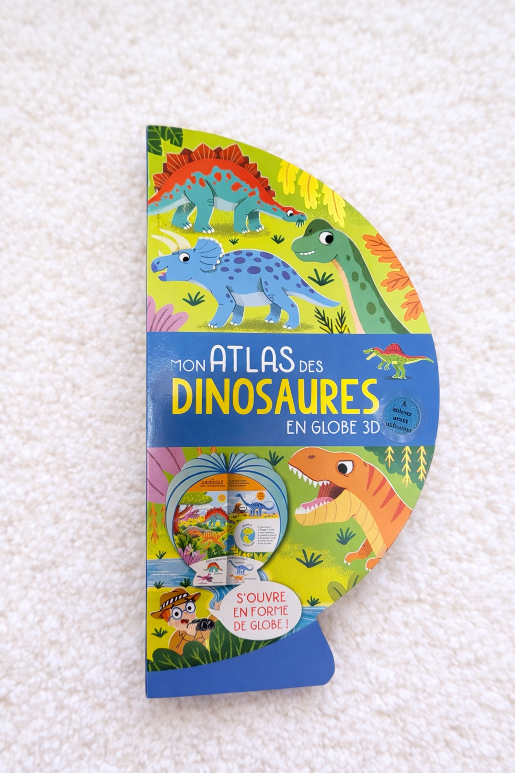 Mon atlas des dinosaures en globe 3D
