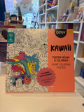 Poster géant à colorier Kawaii