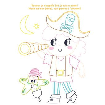 Mes tableaux à colorier strass - pirates