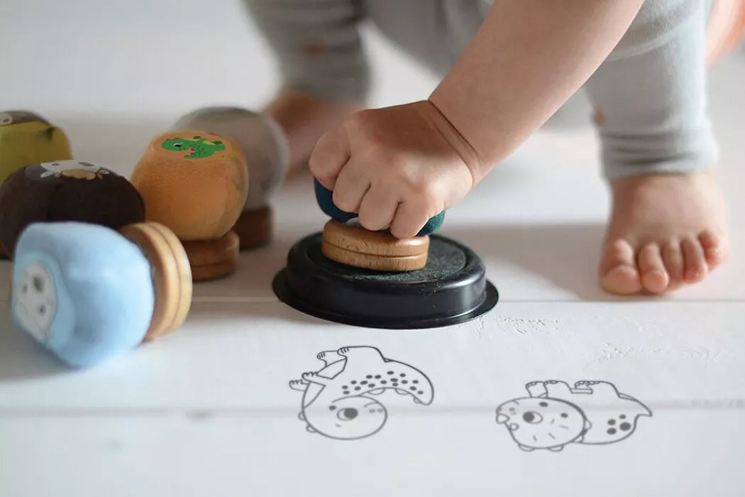 Mes dou’dou’ à tamponner dinosaures