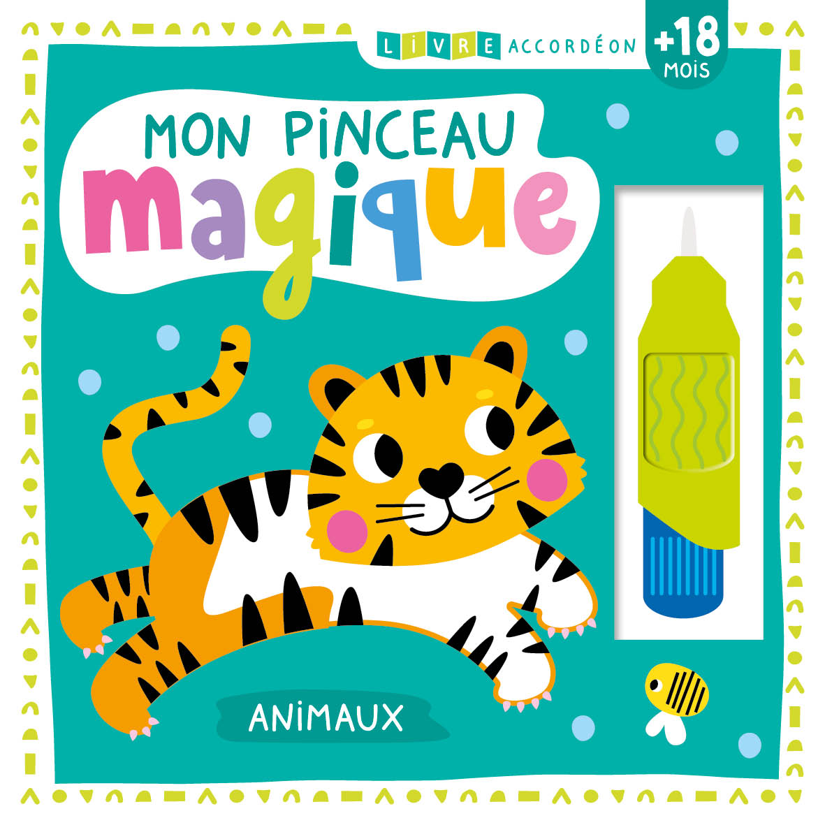 Livre accordéon mon pinceau magique « animaux »