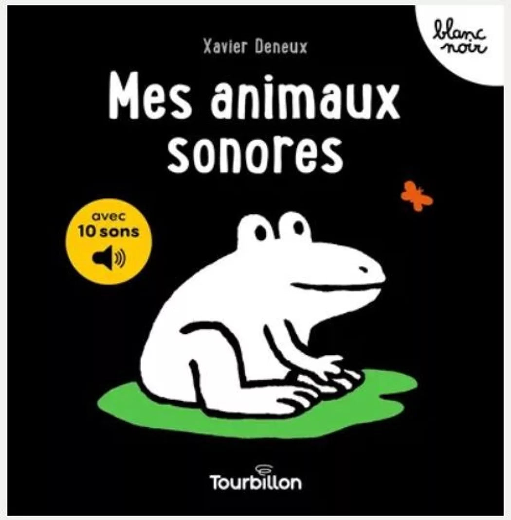 Mes animaux sonores en blanc et noir