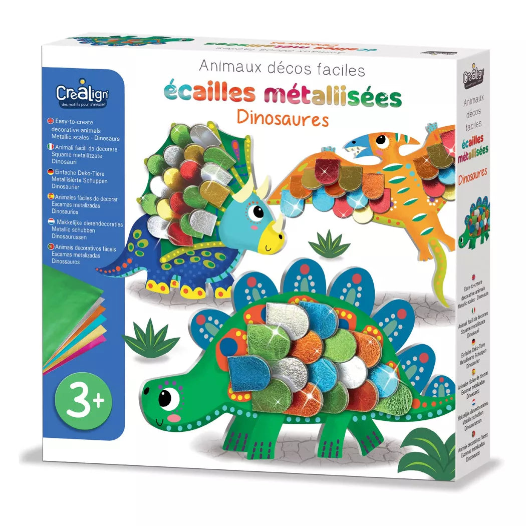 Écailles métallisées dinosaures