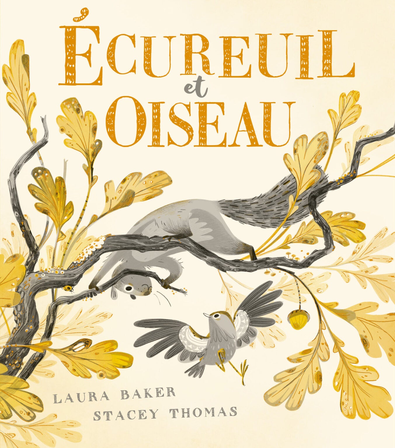 Écureuil et oiseau
