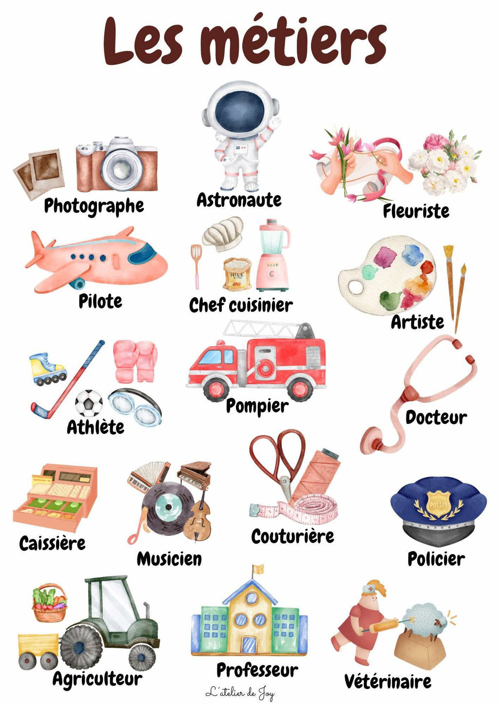 Affiche éducative offerte