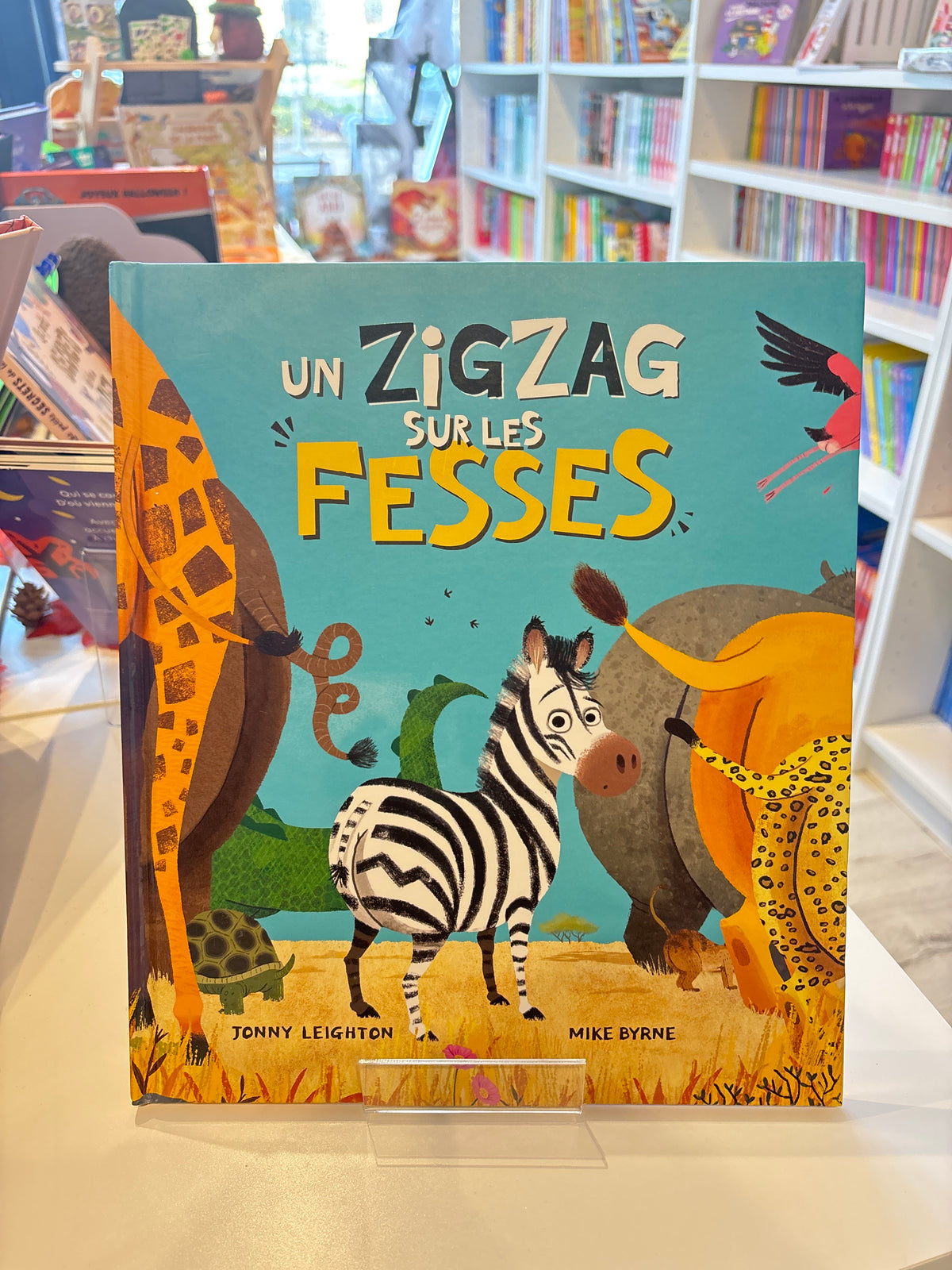 Un zigzag sur les fesses