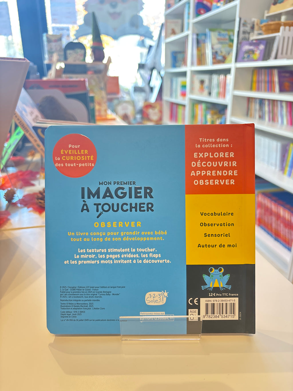 Mon premier imagier à toucher - observer