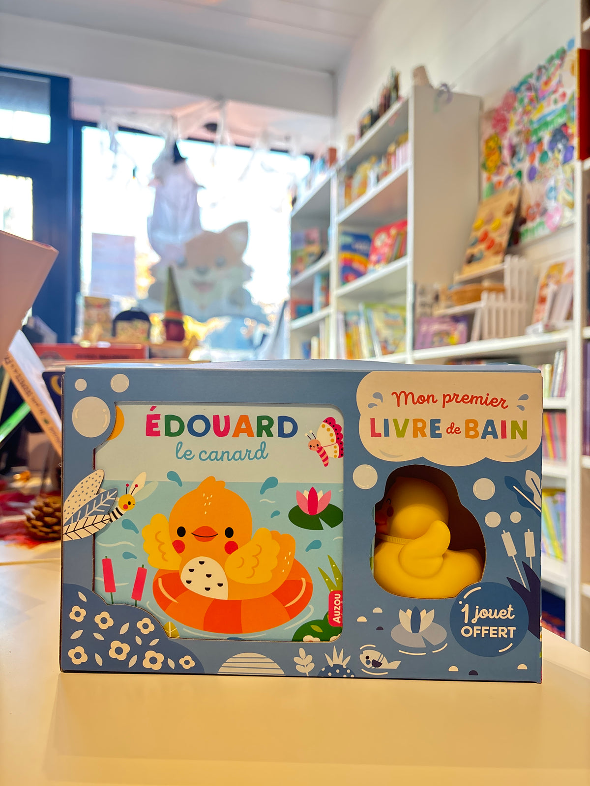Mon premier livre de bain, Édouard le canard